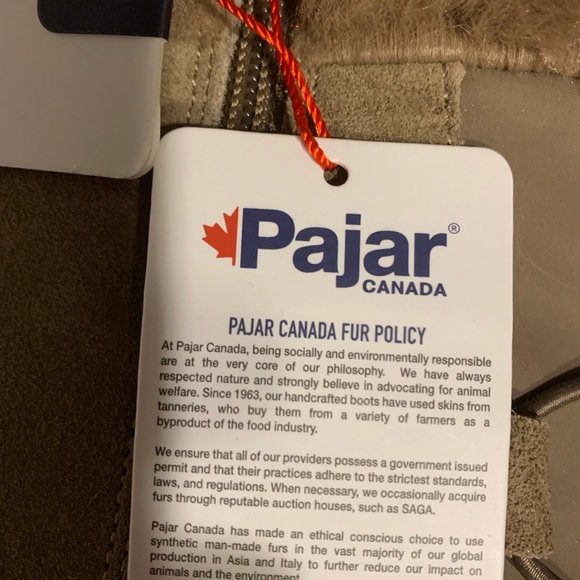 Pajar 🇨🇦 Genuine leather impermeable & waterproof Barb -Boot Taupe boots M 37 - Picture 9 of 9